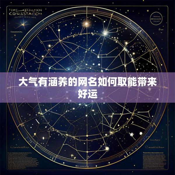 大气有涵养的网名如何取能带来好运