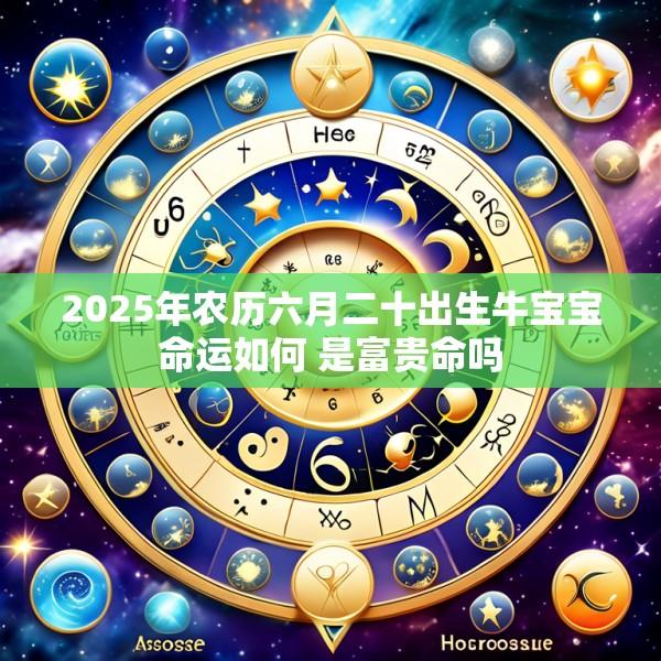 2025年农历六月二十出生牛宝宝命运如何 是富贵命吗