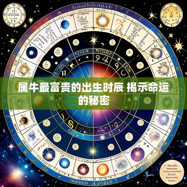 属牛最富贵的出生时辰 揭示命运的秘密