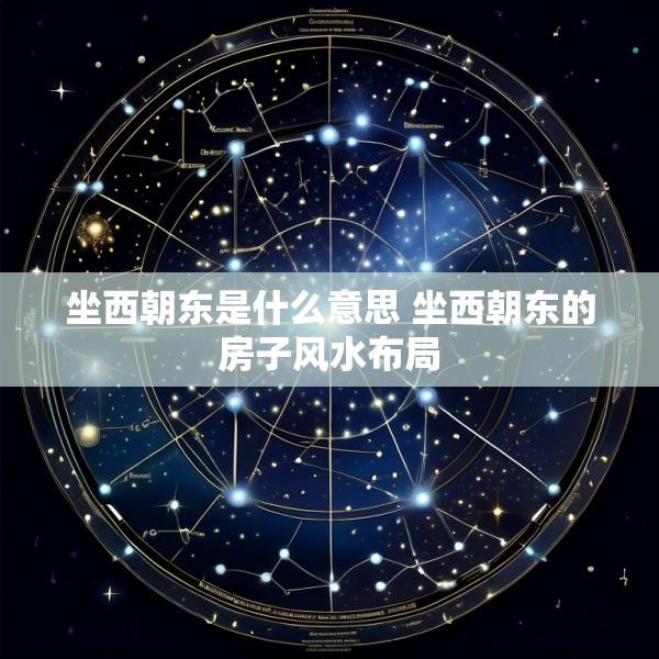 坐西朝东是什么意思 坐西朝东的房子风水布局
