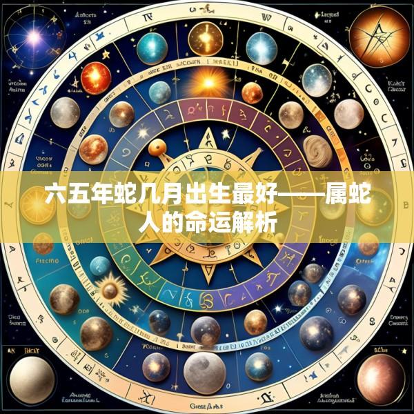 六五年蛇几月出生最好——属蛇人的命运解析