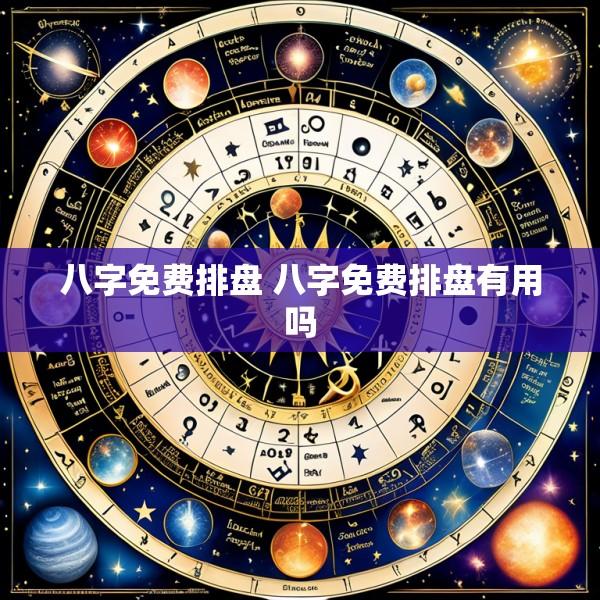 八字免费排盘 八字免费排盘有用吗