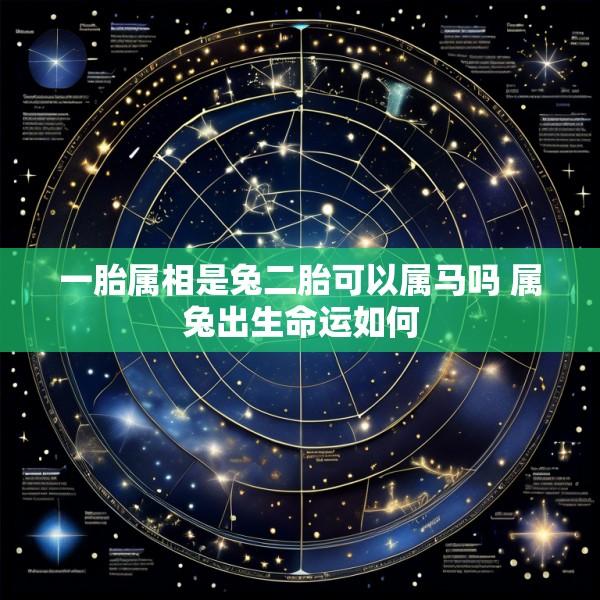 一胎属相是兔二胎可以属马吗 属兔出生命运如何