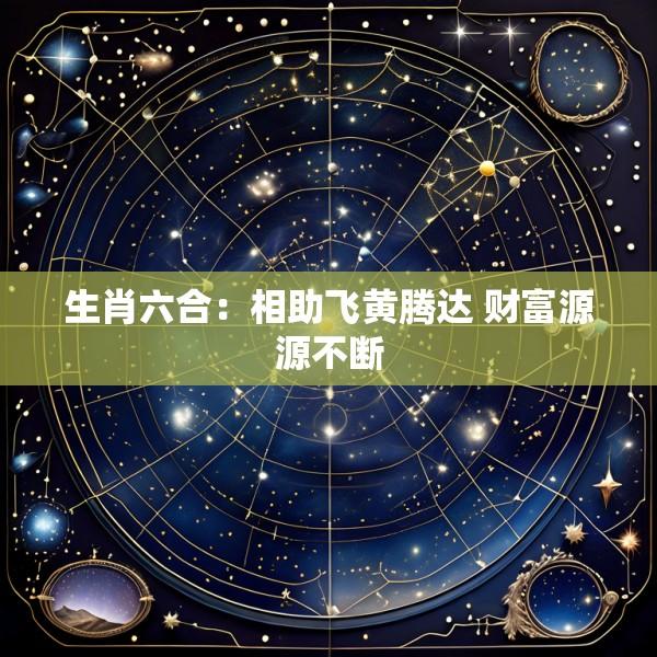 生肖六合：相助飞黄腾达 财富源源不断