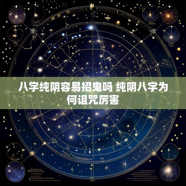 八字纯阴容易招鬼吗 纯阴八字为何诅咒厉害