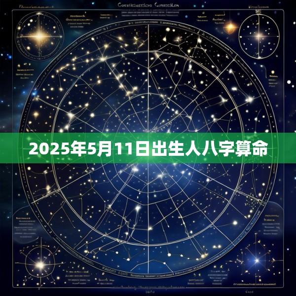 2025年5月11日出生人八字算命