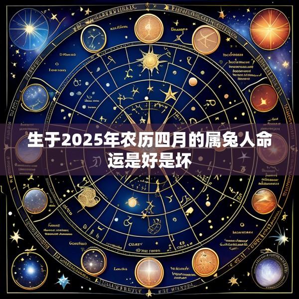 生于2025年农历四月的属兔人命运是好是坏