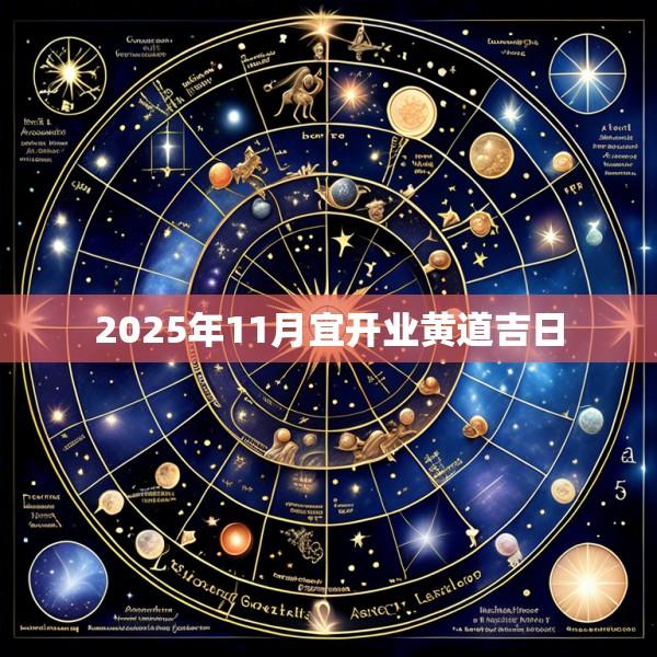 2025年11月宜开业黄道吉日