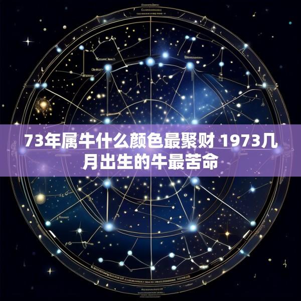 73年属牛什么颜色最聚财 1973几月出生的牛最苦命