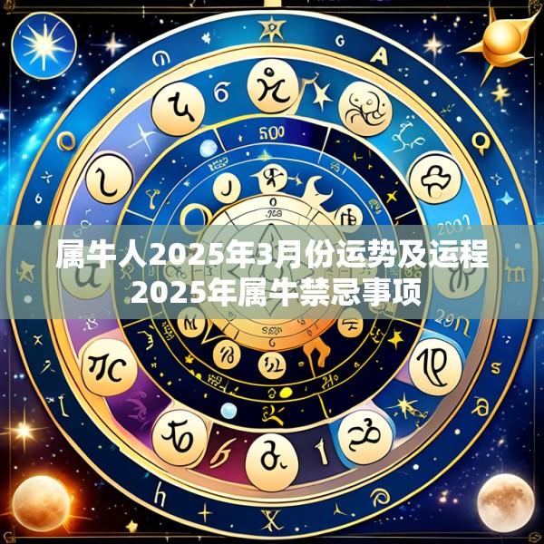 属牛人2025年3月份运势及运程 2025年属牛禁忌事项