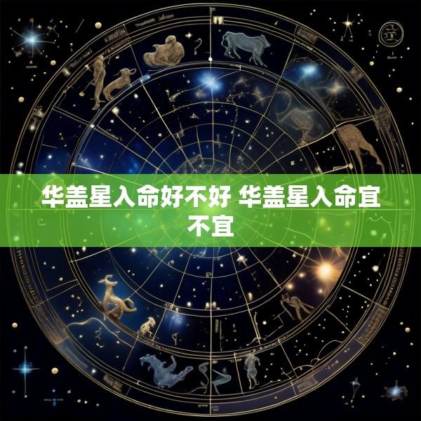 华盖星入命好不好 华盖星入命宜不宜