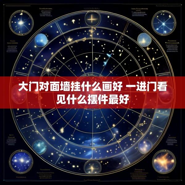 大门对面墙挂什么画好 一进门看见什么摆件最好