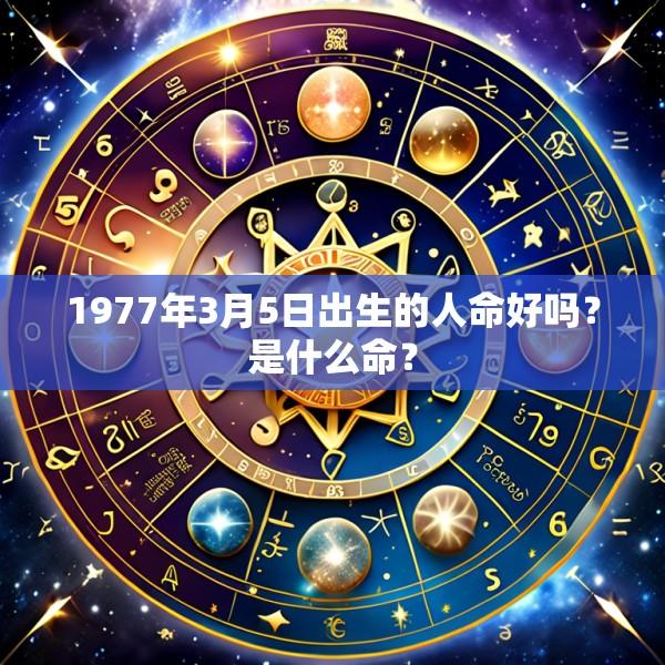 1977年3月5日出生的人命好吗？是什么命？