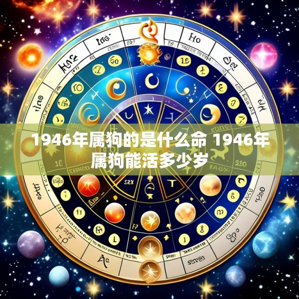 1946年属狗的是什么命 1946年属狗能活多少岁