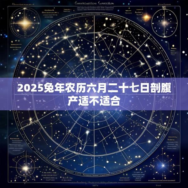 2025兔年农历六月二十七日剖腹产适不适合