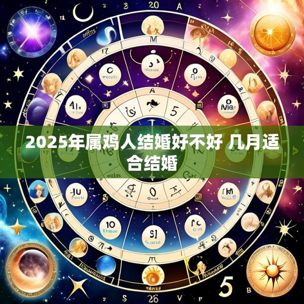 2025年属鸡人结婚好不好 几月适合结婚