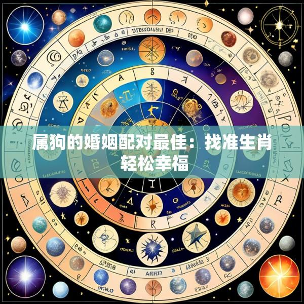 属狗的婚姻配对最佳：找准生肖 轻松幸福