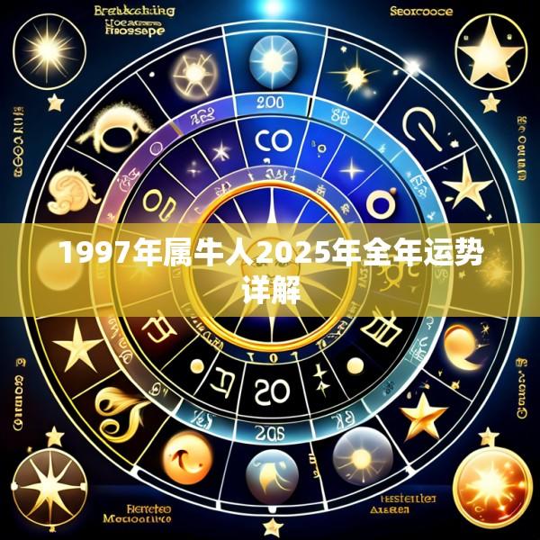 1997年属牛人2025年全年运势详解