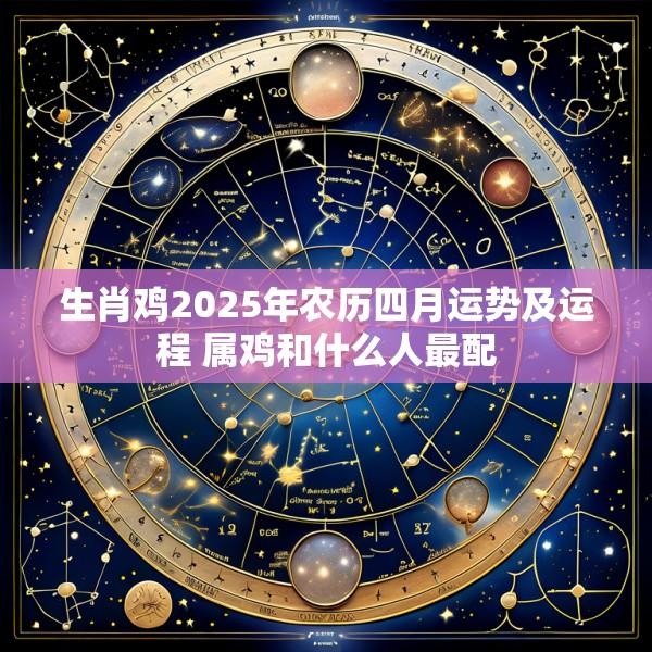 生肖鸡2025年农历四月运势及运程 属鸡和什么人最配
