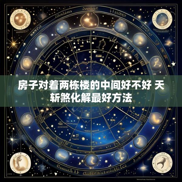 房子对着两栋楼的中间好不好 天斩煞化解最好方法