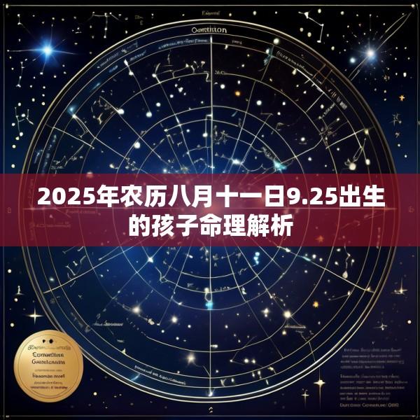 2025年农历八月十一日9.25出生的孩子命理解析
