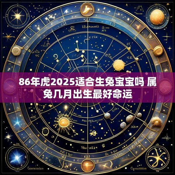 86年虎2025适合生兔宝宝吗 属兔几月出生最好命运