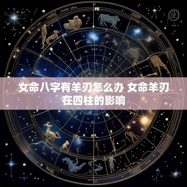 女命八字有羊刃怎么办 女命羊刃在四柱的影响
