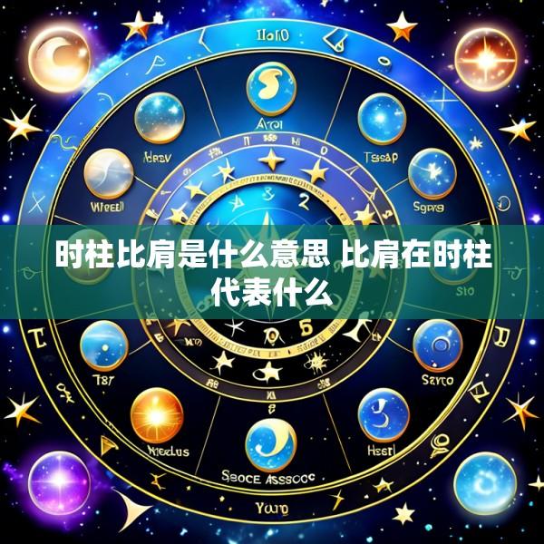 时柱比肩是什么意思 比肩在时柱代表什么