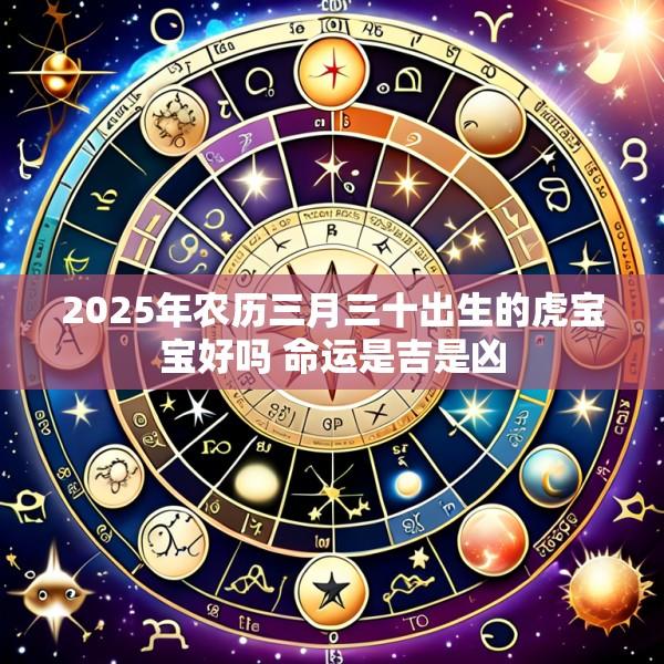 2025年农历三月三十出生的虎宝宝好吗 命运是吉是凶
