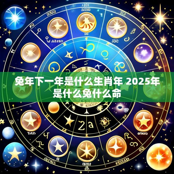 兔年下一年是什么生肖年 2025年是什么兔什么命