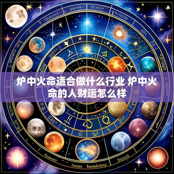 炉中火命适合做什么行业 炉中火命的人财运怎么样