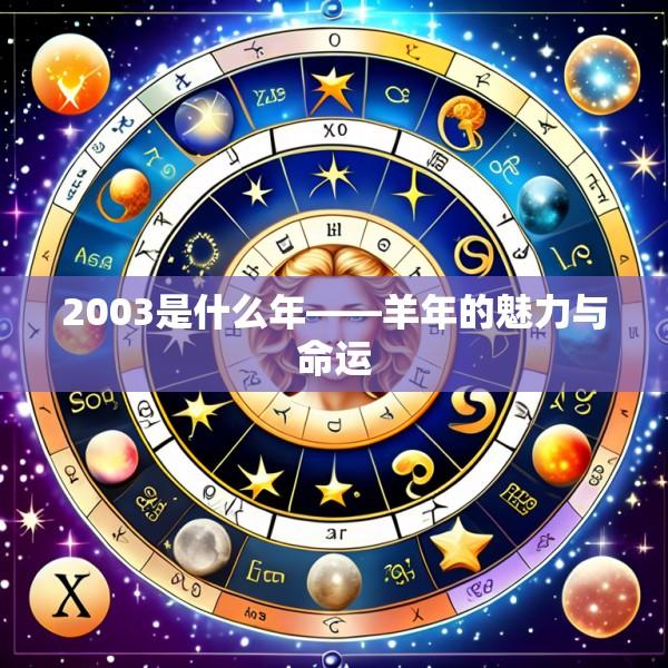 2003是什么年——羊年的魅力与命运