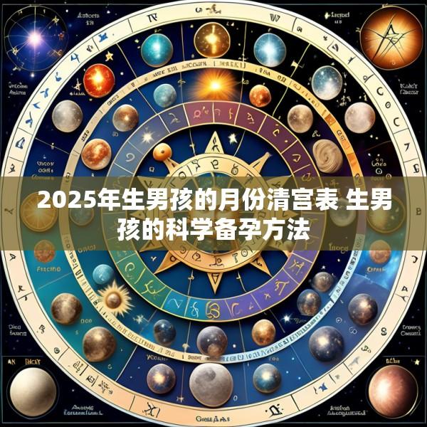 2025年生男孩的月份清宫表 生男孩的科学备孕方法
