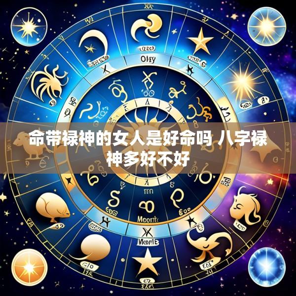 命带禄神的女人是好命吗 八字禄神多好不好
