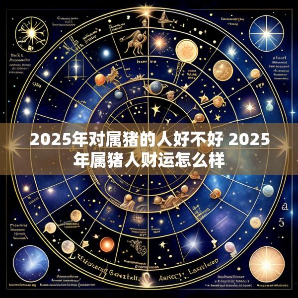 2025年对属猪的人好不好 2025年属猪人财运怎么样