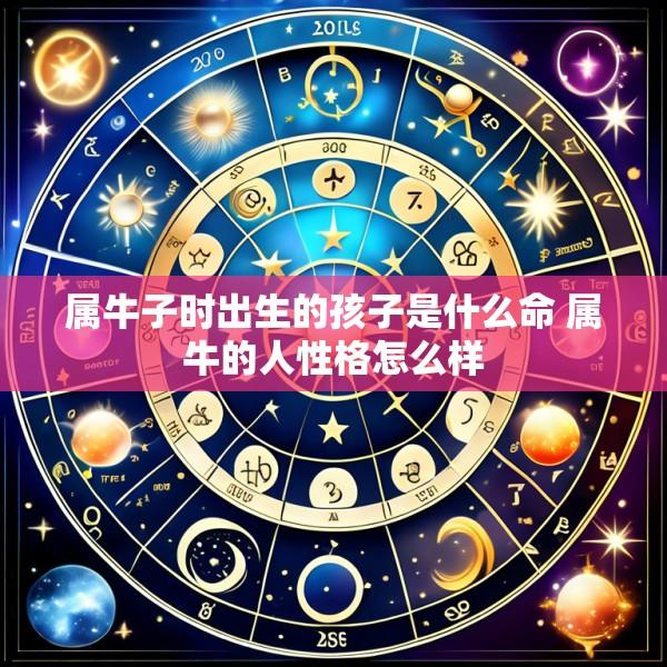 属牛子时出生的孩子是什么命 属牛的人性格怎么样