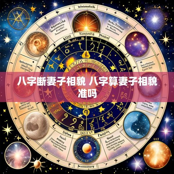 八字断妻子相貌 八字算妻子相貌准吗