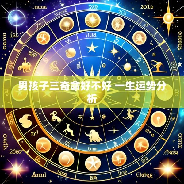 男孩子三奇命好不好 一生运势分析