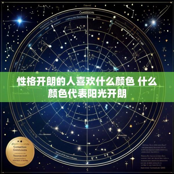 性格开朗的人喜欢什么颜色 什么颜色代表阳光开朗