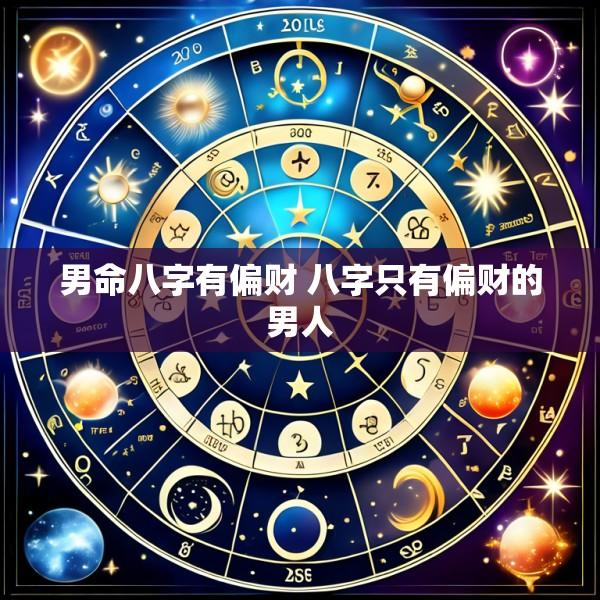 男命八字有偏财 八字只有偏财的男人