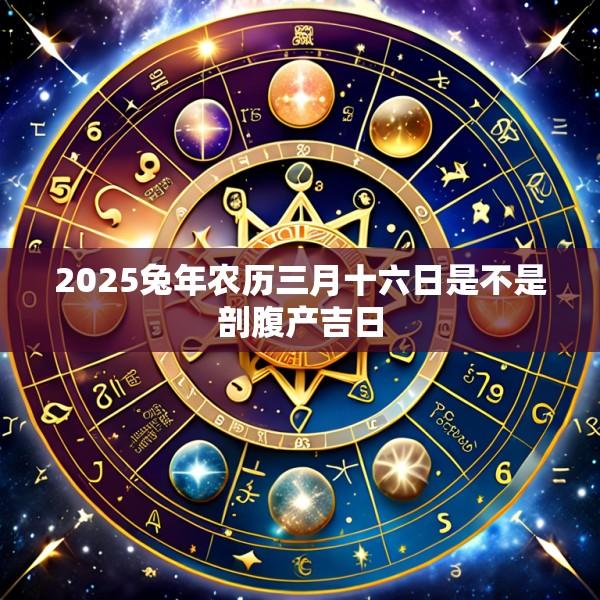 2025兔年农历三月十六日是不是剖腹产吉日