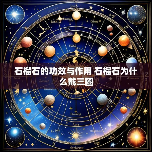 石榴石的功效与作用 石榴石为什么戴三圈