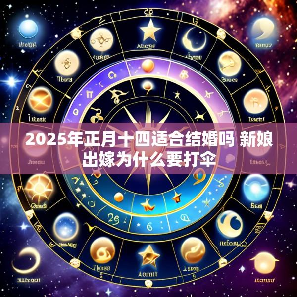 2025年正月十四适合结婚吗 新娘出嫁为什么要打伞