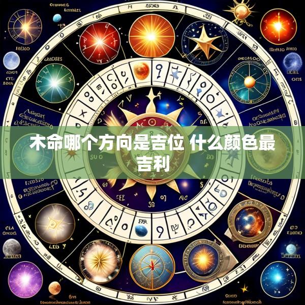 木命哪个方向是吉位 什么颜色最吉利