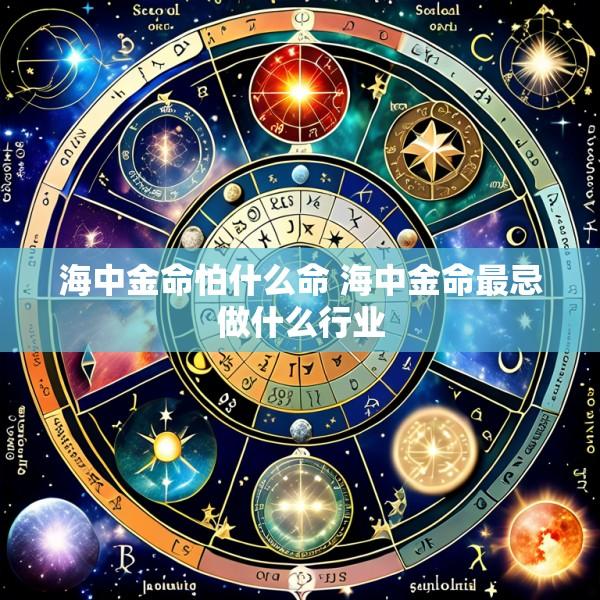 海中金命怕什么命 海中金命最忌做什么行业