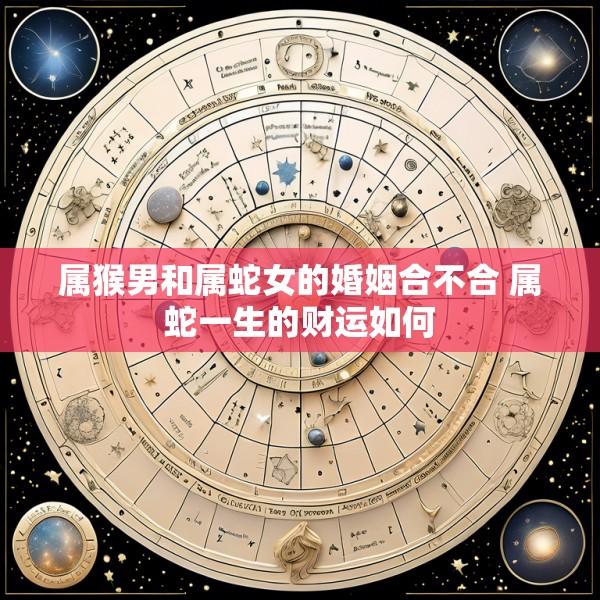属猴男和属蛇女的婚姻合不合 属蛇一生的财运如何
