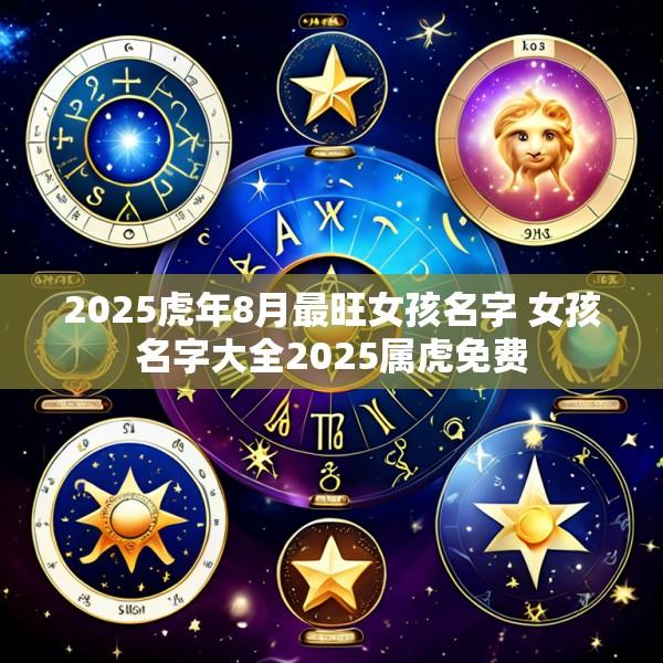 2025虎年8月最旺女孩名字 女孩名字大全2025属虎免费