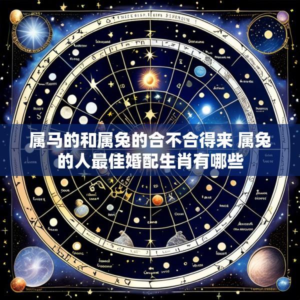 属马的和属兔的合不合得来 属兔的人最佳婚配生肖有哪些