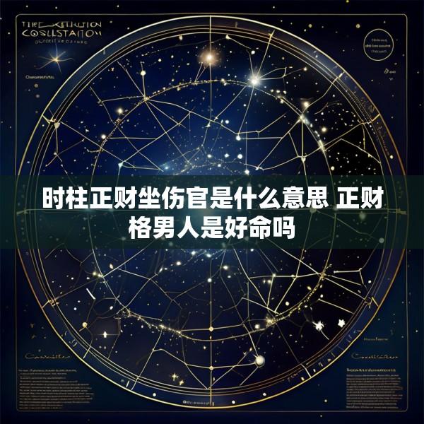 时柱正财坐伤官是什么意思 正财格男人是好命吗