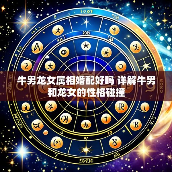 牛男龙女属相婚配好吗 详解牛男和龙女的性格碰撞